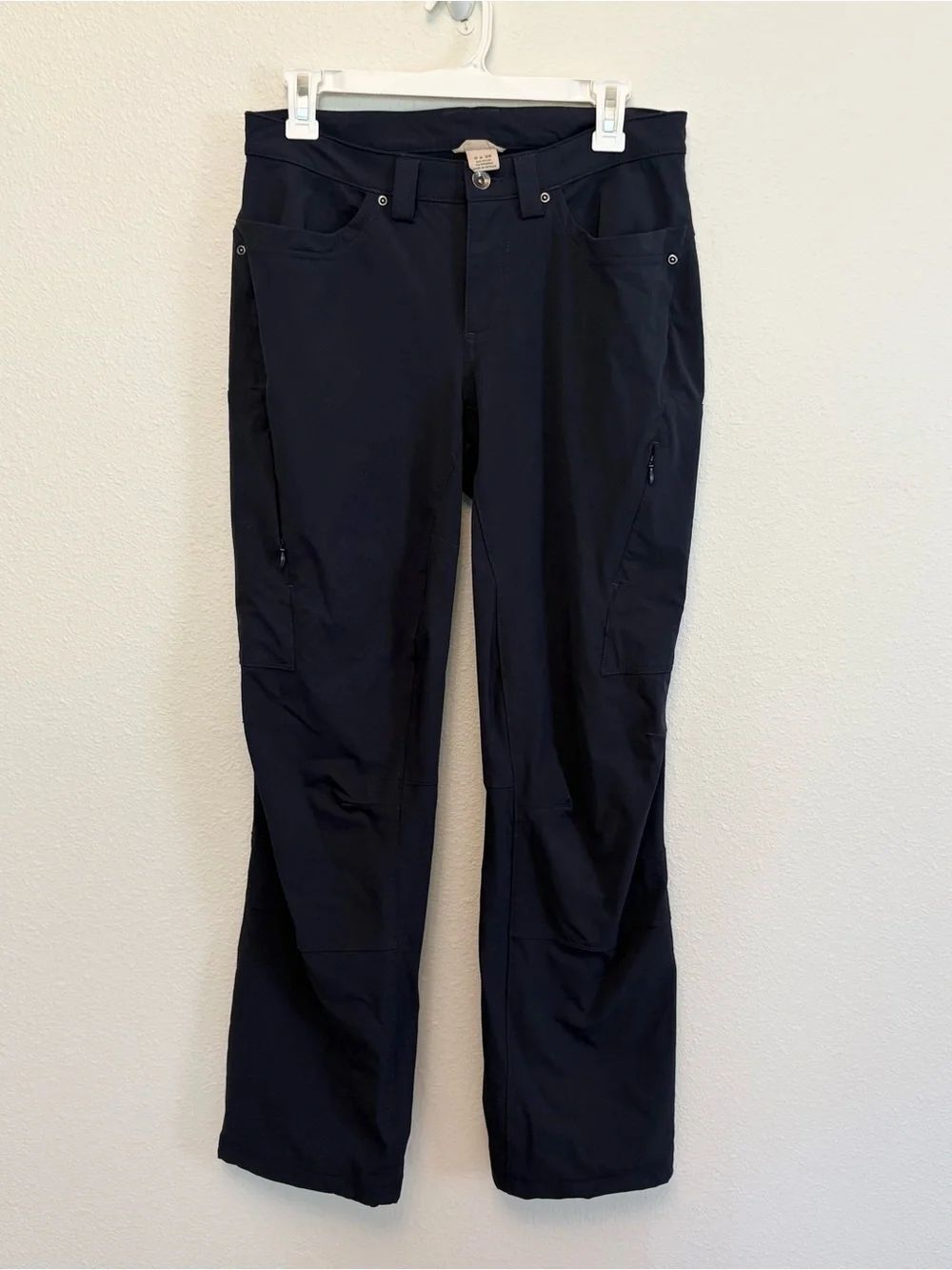 Duluth Trading Co Women's Flexpedition Bootcut Pants Women's Navy Sz 6x35 Cargo